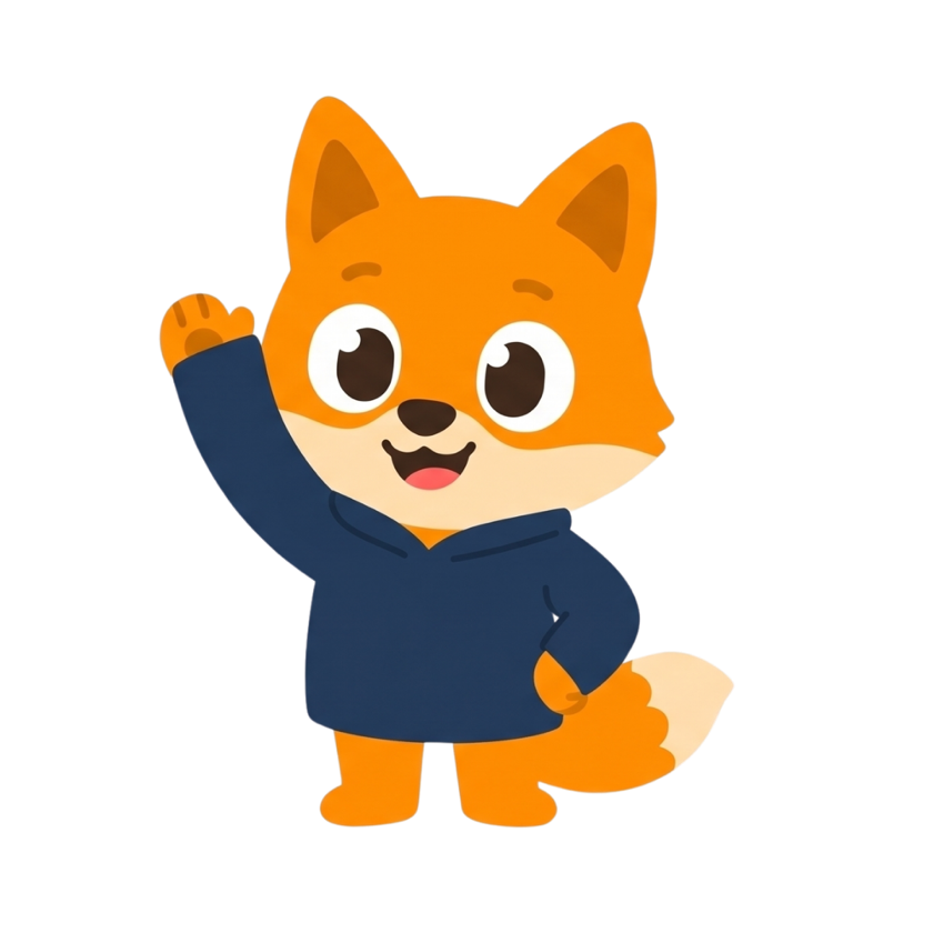 Finn waving